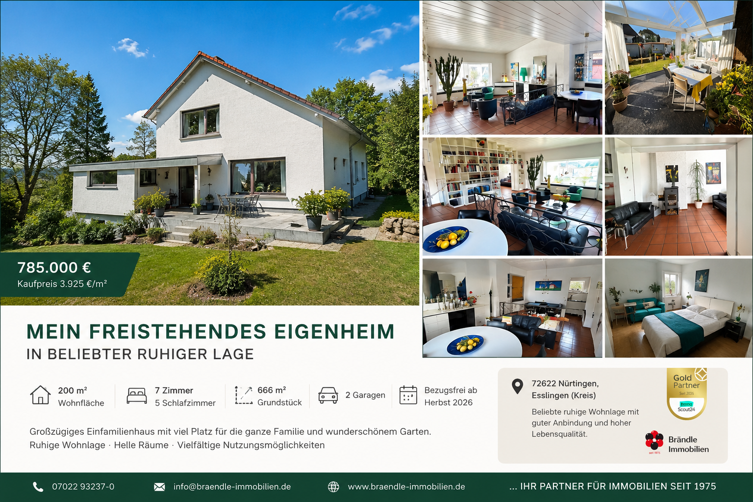 Freistehendes Einfamilienhaus in Nürtingen – Wohnen mit Platz, Ruhe und Lebensqualität